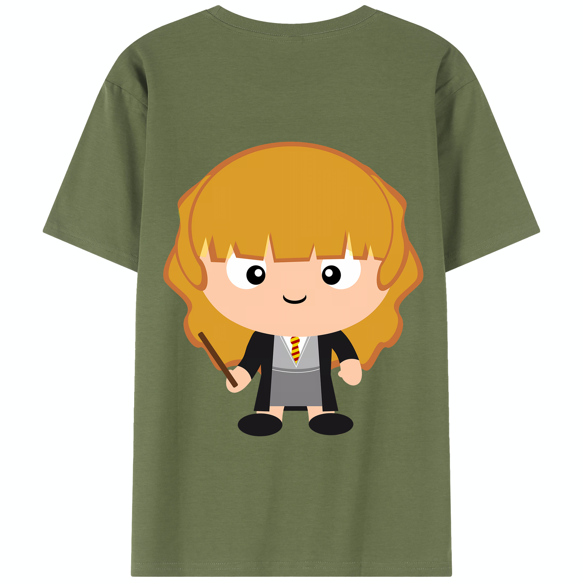 （画像用） Harry Potter ハリー・ポッターシリーズ 綿100％半袖Tシャツ（背面プリント）